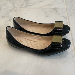 Size 7 black Coke Haan Flats